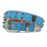Hip-hop punk rhinestone belt punk style