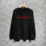 Purple Brand Long Sleeve T-Shirt Fashion Loose Long Sleeve Top