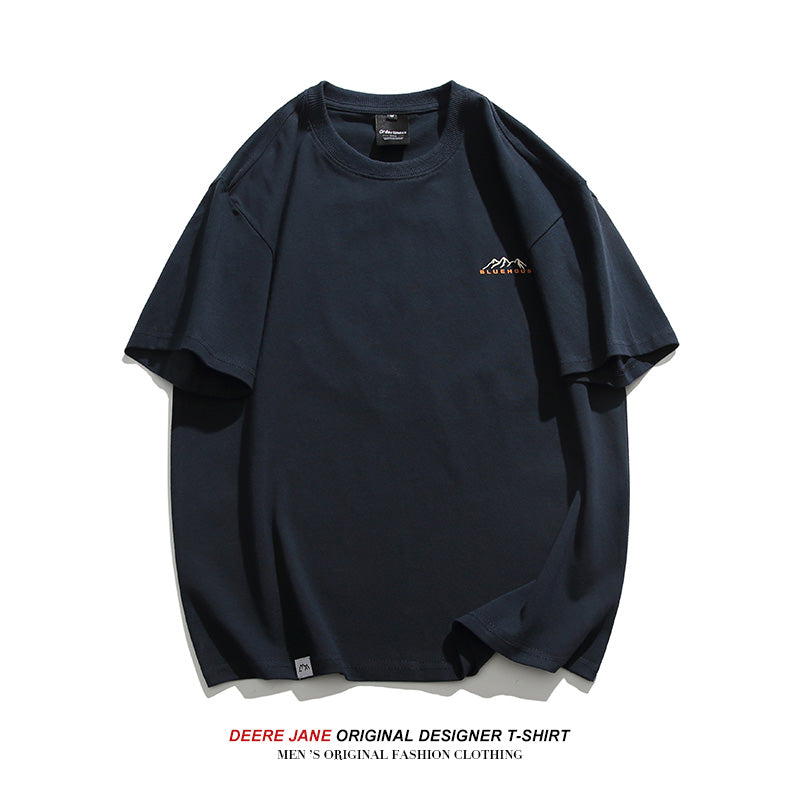 Men's T-Shirts Short-Sleeved T-shirt Men's Summer Loose Casual Top