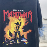 Men Vintage T-Shirts vintage Guitar Rock Band Short Sleeve Wash Old Loose