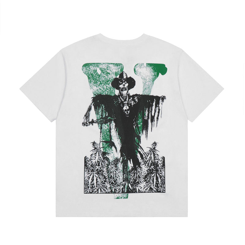 Vlone T Shirt Spring Summer Crew Neck Pullover Short Sleeve