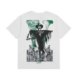 Vlone T Shirt Spring Summer Crew Neck Pullover Short Sleeve