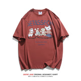 Men's T-Shirts Short-Sleeved T-shirt Men's Summer Couple Casual Loose
