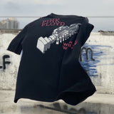 Men Vintage T-Shirts vintage Old Wash Short Sleeve Pink Floyd Pink Floyd Band