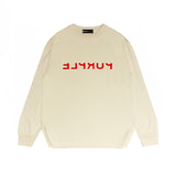 Purple Brand Long Sleeve T-Shirt Fashion Loose Long Sleeve Top