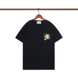 Casablanca T Shirts Crew Neck Loose Cotton Tee