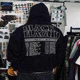 Men Vintage T-Shirts American Vintage Saint Black Flag Black Flag Hooded