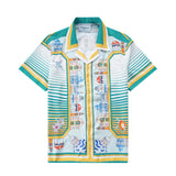 Casablanca Shirt Summer Print Cardigan Shirt
