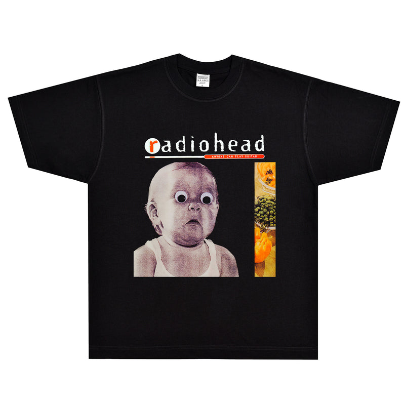 Rock Star T Shirt T-shirt Radiohead Rock American Retro Short Sleeve
