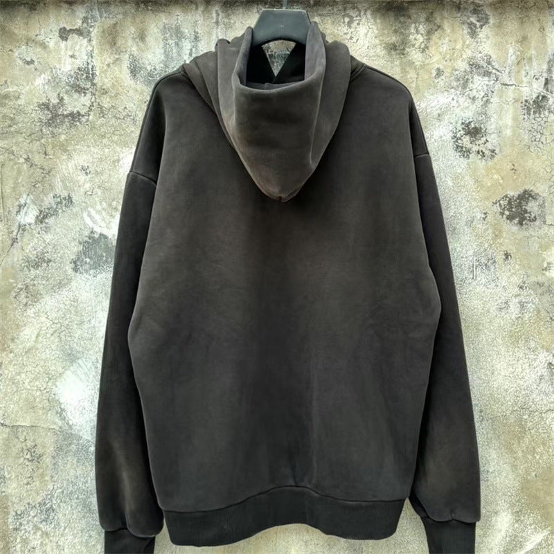 Mens Vintage T-Shirts SAINT Pray of angel Casual hooded sweater