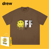 Drew T Shirts Short-Sleeved T-shirt Smiley Face