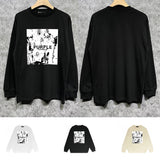 Purple Brand Long Sleeve T-Shirt Fashion Loose Long Sleeve Top