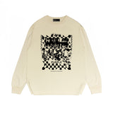 Purple Brand Long Sleeve T-Shirt Fashion Loose Long Sleeve Top