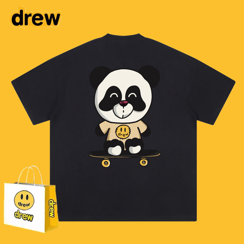 Drew T Shirts Short Sleeve Heavy Short Sleeve T-shirt Casual