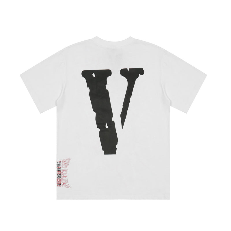 Vlone T Shirts Short Sleeve T-shirt Maychao Hip Hop Half Sleeve Couple