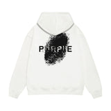 Purple Brand Hoodie Fashion Loose Hooded Sweater