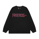Vlone Sweatshirts Autumn/Winter Letter Crew Neck Pullover