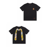 Evisu T Shirts Casual Versatile Unisex T Shirts