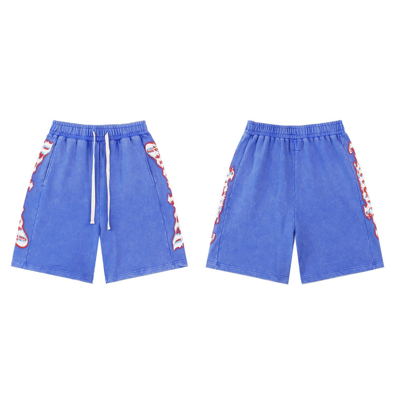 Godspeed Shorts Summer GOD Phantom Letter Pattern Casual Loose Shorts