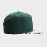Trendy flat brimmed hat letterc