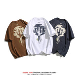 Men's T-Shirts Short-Sleeved T-shirt Men's Summer Loose All-Match Casual