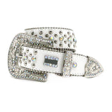 Hip-hop punk rhinestone belt punk style