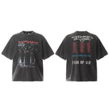 Fog Essentials T Shirts Spring and Summer FOG Washing Water Old Series Short Sleeves
