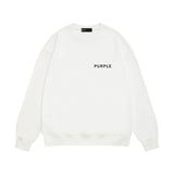 Purple Brand Sweatshirt Loose Crew Neck Sweater