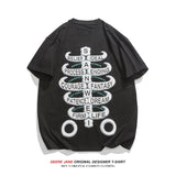 Men T-Shirts Short-Sleeved T-shirt Men's Fashion Brand Loose Cotton Summer Half Sleeve