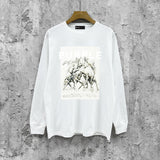 Purple Brand Long Sleeve T-Shirt Fashion Loose Long Sleeve Top