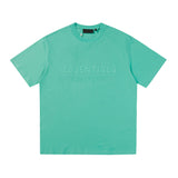 Fog Essentials T Shirts Spring/Summer FOG Season 9 Double Line Casual Crew Neck Short Sleeve
