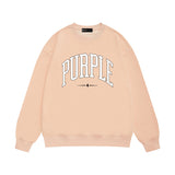 Purple Brand Sweatshirt Loose Crew Neck Sweater