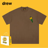 Drew T Shirts Short-Sleeved T-shirt Smiley Face