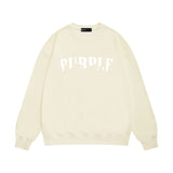 Purple Brand Sweatshirt Loose Crew Neck Sweater