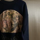 Jesus Is King Sweatshirt Cpfm Kanye High Street Velvet Padded Loose Men's and Women's Fog round Neck Sweater