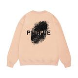 Purple Brand Sweatshirt Loose Crew Neck Sweater