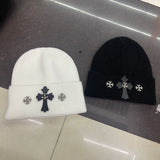 Chh Chrome Heart Beanie Knitted Hat Autumn/Winter Male Female