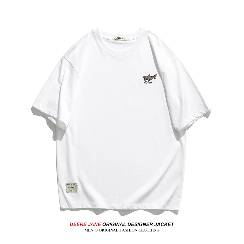 Men T-Shirts Summer Short Sleeve T-shirt Loose All-Matching T-shirt