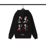 CHH Chrome Heart Hoodie Couple Villain Skull Cardigan Hooded Sweater Men