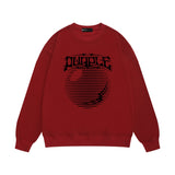 Purple Brand Sweatshirt Loose Crew Neck Sweater