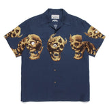GUILTYPARTIES TIGER Shirts Skull Hawaiian Short Sleeves