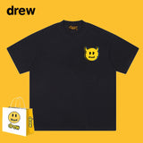 Drew T Shirts Short Sleeve Cola Loose round Neck