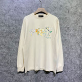 Purple Brand Long Sleeve T-Shirt Fashion Loose Long Sleeve Top
