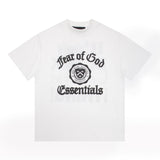 Fog Essentials T Shirts Spring/Summer FOG Letter Print Crew Neck Short Sleeves