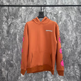 CHH Chrome Heart Hoodie Chrome Hearts Autumn/Winter Croix blue matty graffiti embroidered sweater