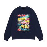 Purple Brand Sweatshirt Loose Crew Neck Sweater