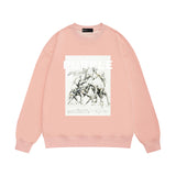 Purple Brand Sweatshirt Loose Crew Neck Sweater