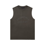 Fog Essentials tank summer FOG letter crew neck vest