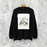 Purple Brand Long Sleeve T-Shirt Fashion Loose Long Sleeve Top