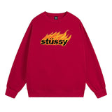 Stussy Sweatshirts Crew Neck Fleece Sweater